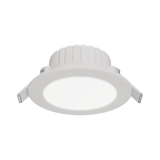 Bricocenter 10 RECESSED SPOTLIGHTS PLASTIC WHITE D8.5 CM LED 3W NATURAL LIGHT