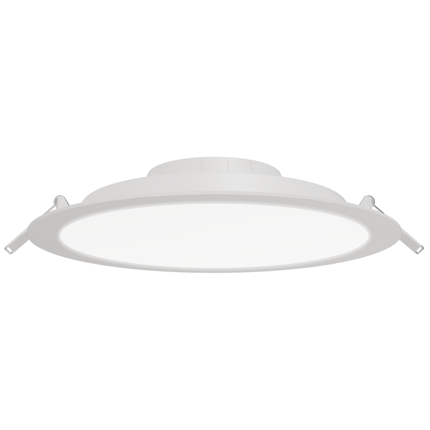 Bricocenter RECESSED WHITE PLASTIC SPOTLIGHT D20.5CM LED10W NATURAL LIGHT IP20