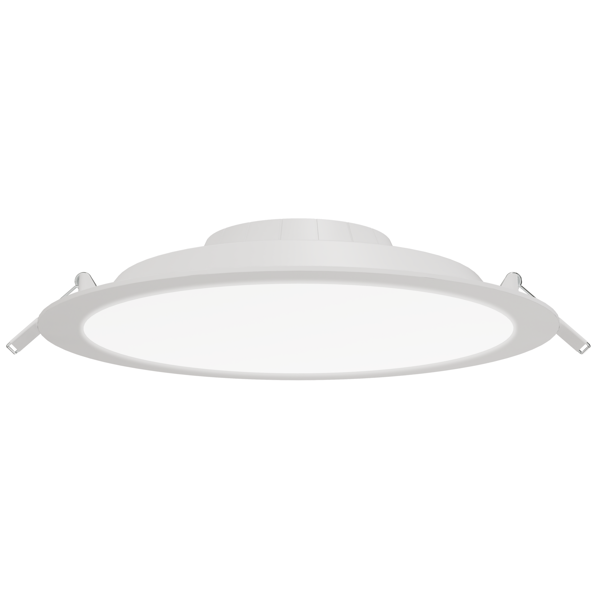 RECESSED WHITE PLASTIC SPOTLIGHT D20.5CM LED10W NATURAL LIGHT IP20