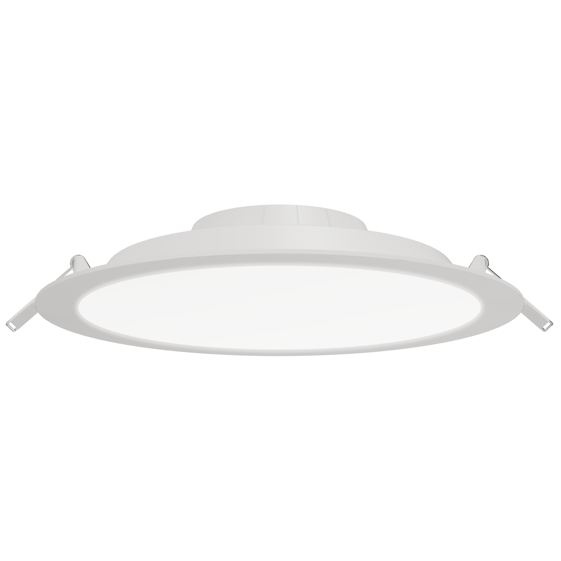 Bricocenter RECESSED WHITE PLASTIC SPOTLIGHT D20.5CM LED10W NATURAL LIGHT IP20