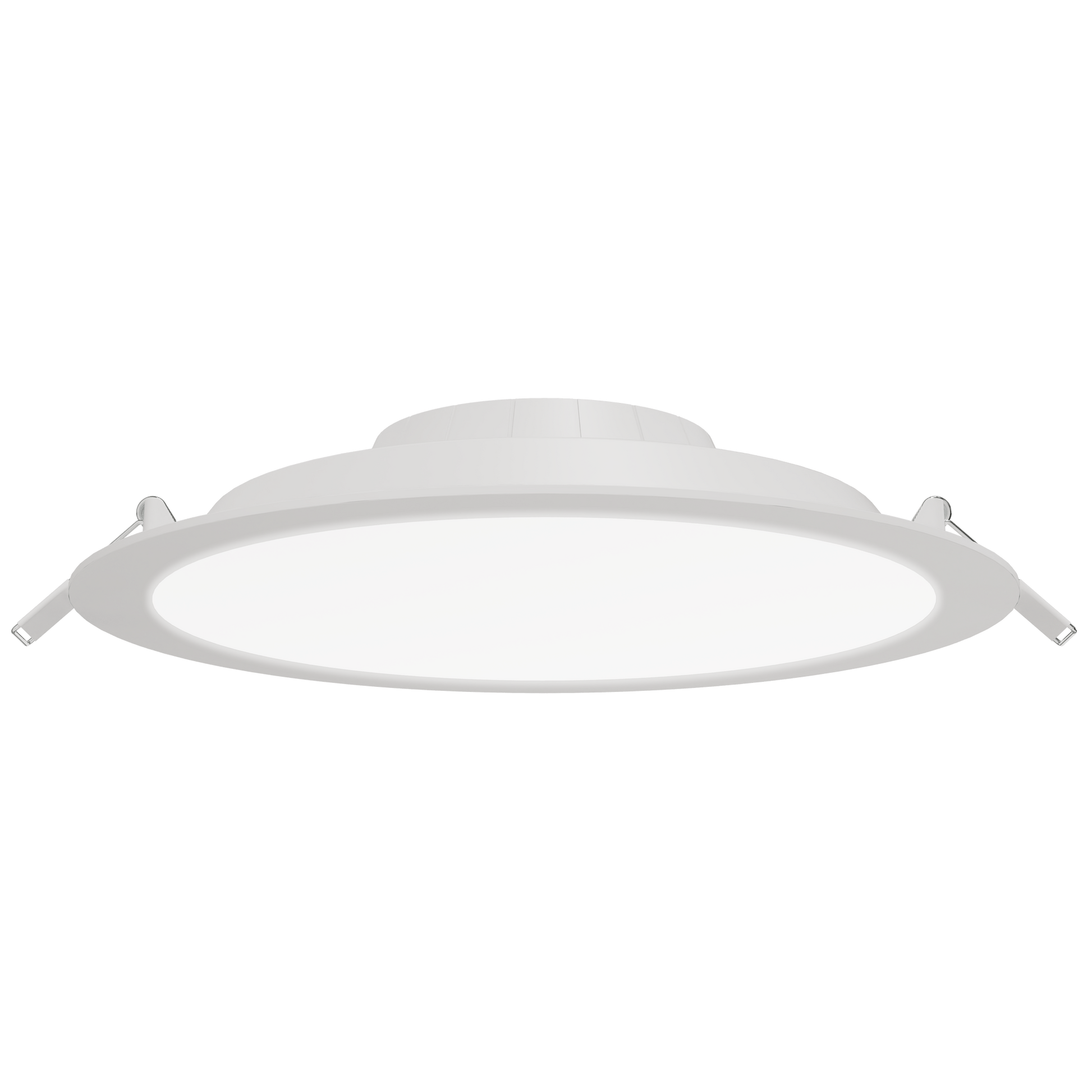 RECESSED WHITE PLASTIC SPOTLIGHT D20.5CM LED10W NATURAL LIGHT IP20