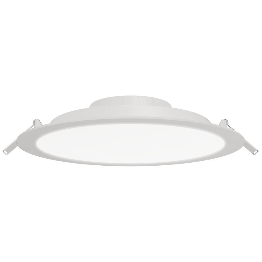 Bricocenter RECESSED WHITE PLASTIC SPOTLIGHT D20.5CM LED10W NATURAL LIGHT IP20