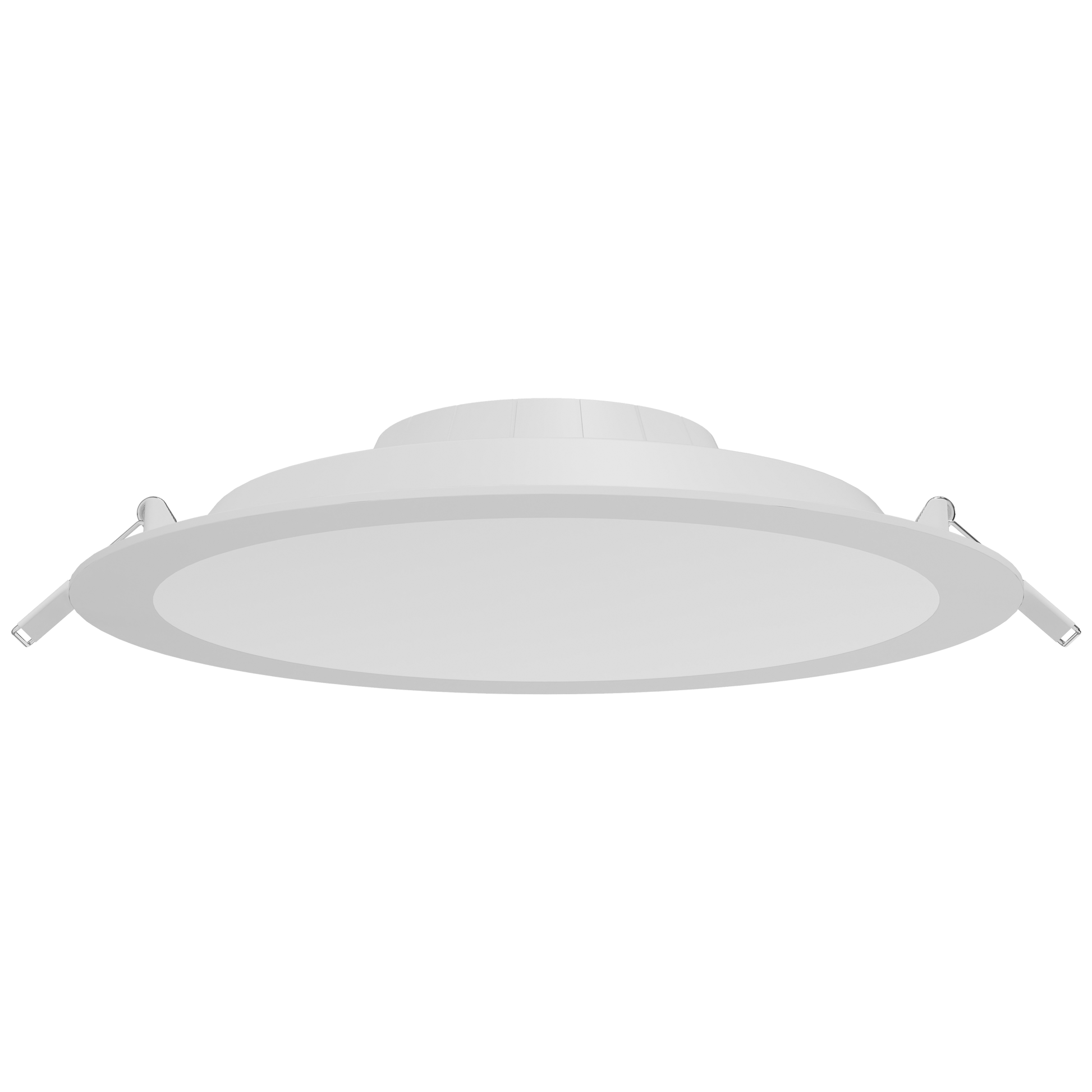 Bricocenter RECESSED WHITE PLASTIC SPOTLIGHT D20.5CM LED10W NATURAL LIGHT IP20