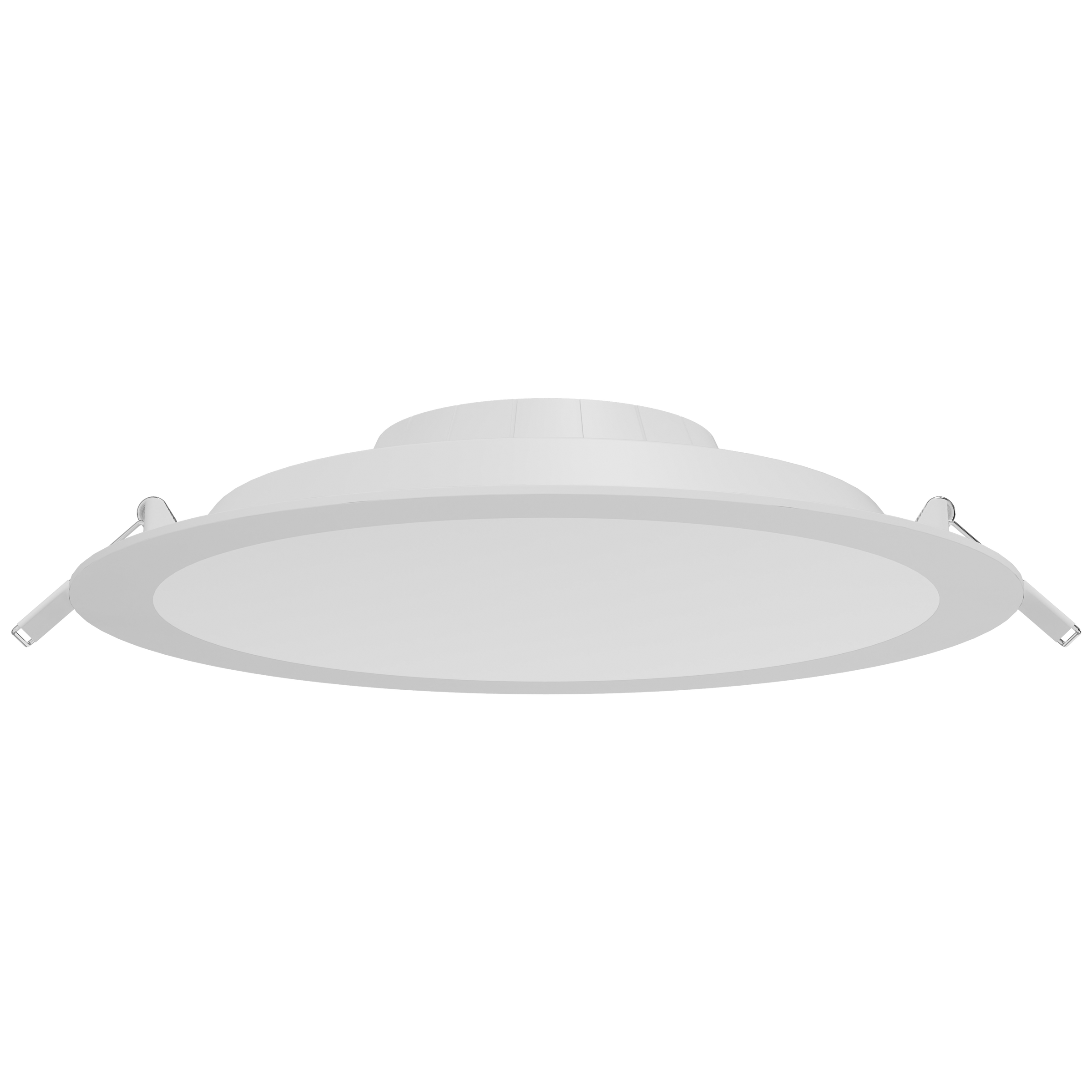 Bricocenter RECESSED WHITE PLASTIC SPOTLIGHT D20.5CM LED10W NATURAL LIGHT IP20