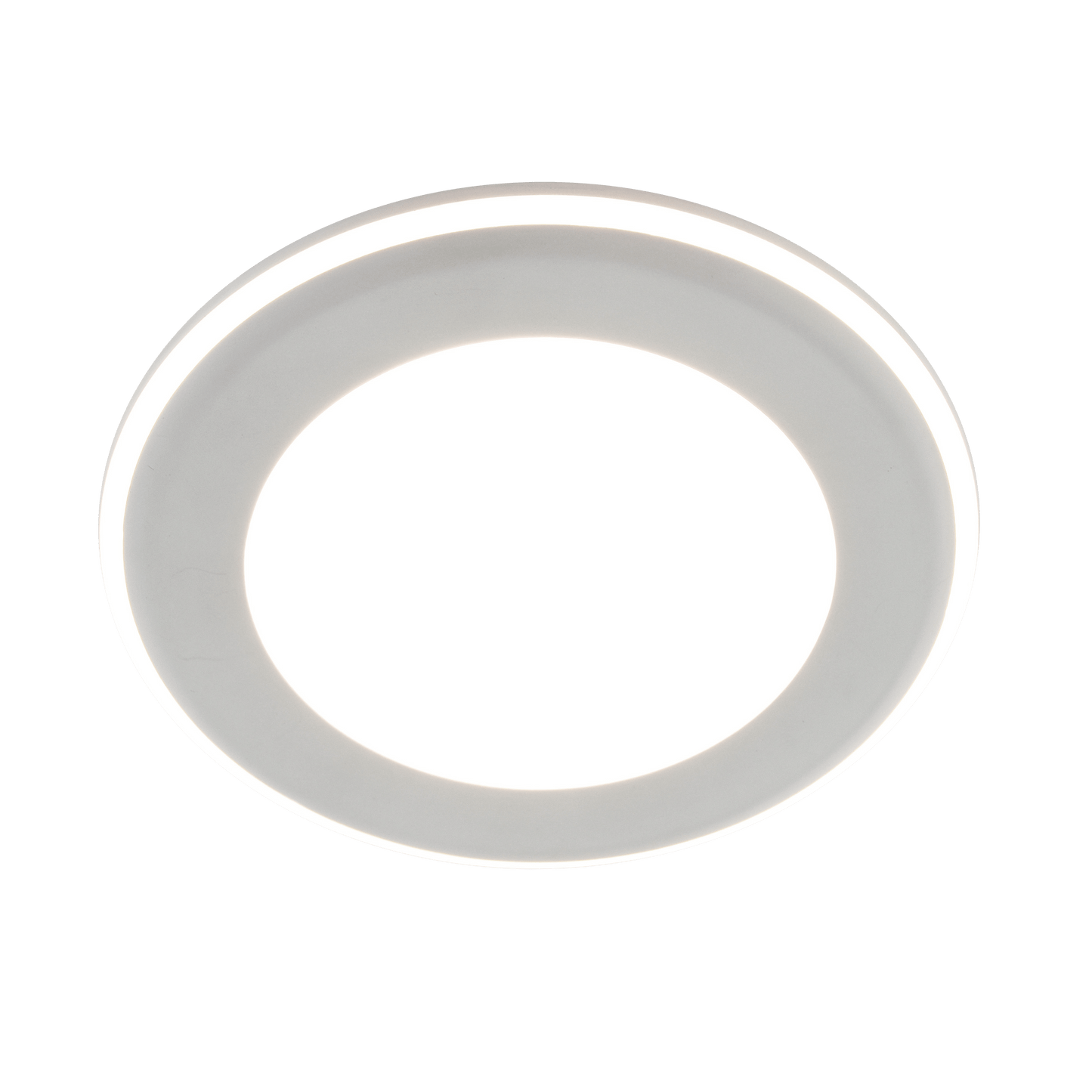 Bricocenter UFO RECESSED SPOTLIGHT PLASTIC WHITE D13 CM LED 12W NATURAL LIGHT