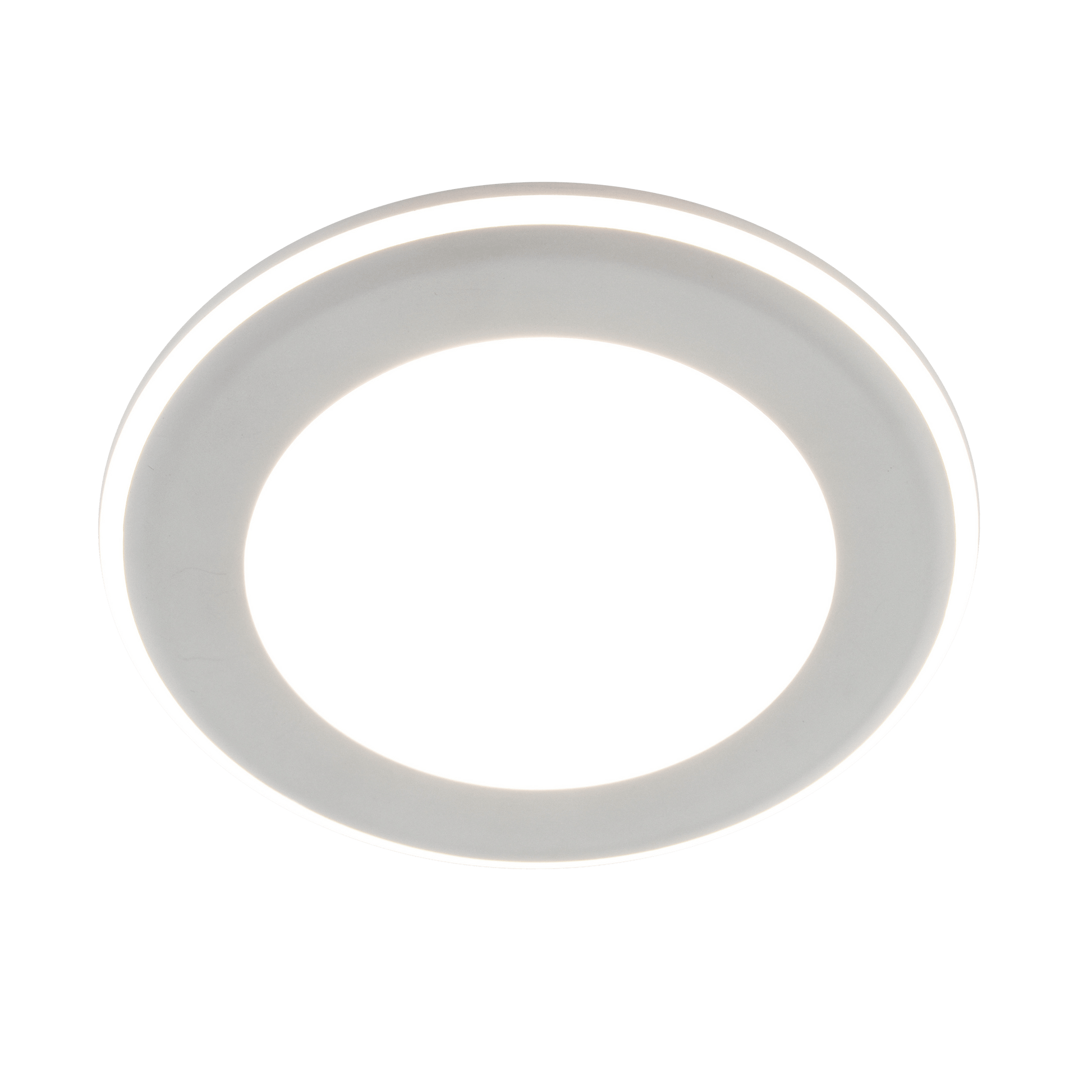 Bricocenter UFO RECESSED SPOTLIGHT PLASTIC WHITE D13 CM LED 12W NATURAL LIGHT