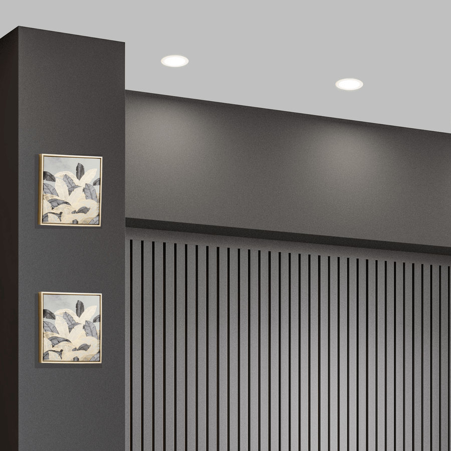 Bricocenter RECESSED SPOTLIGHT EXTRAFLAT ALUMINIUM WHITE D15.5 CM LED 12W NATURAL LIGHT IP20