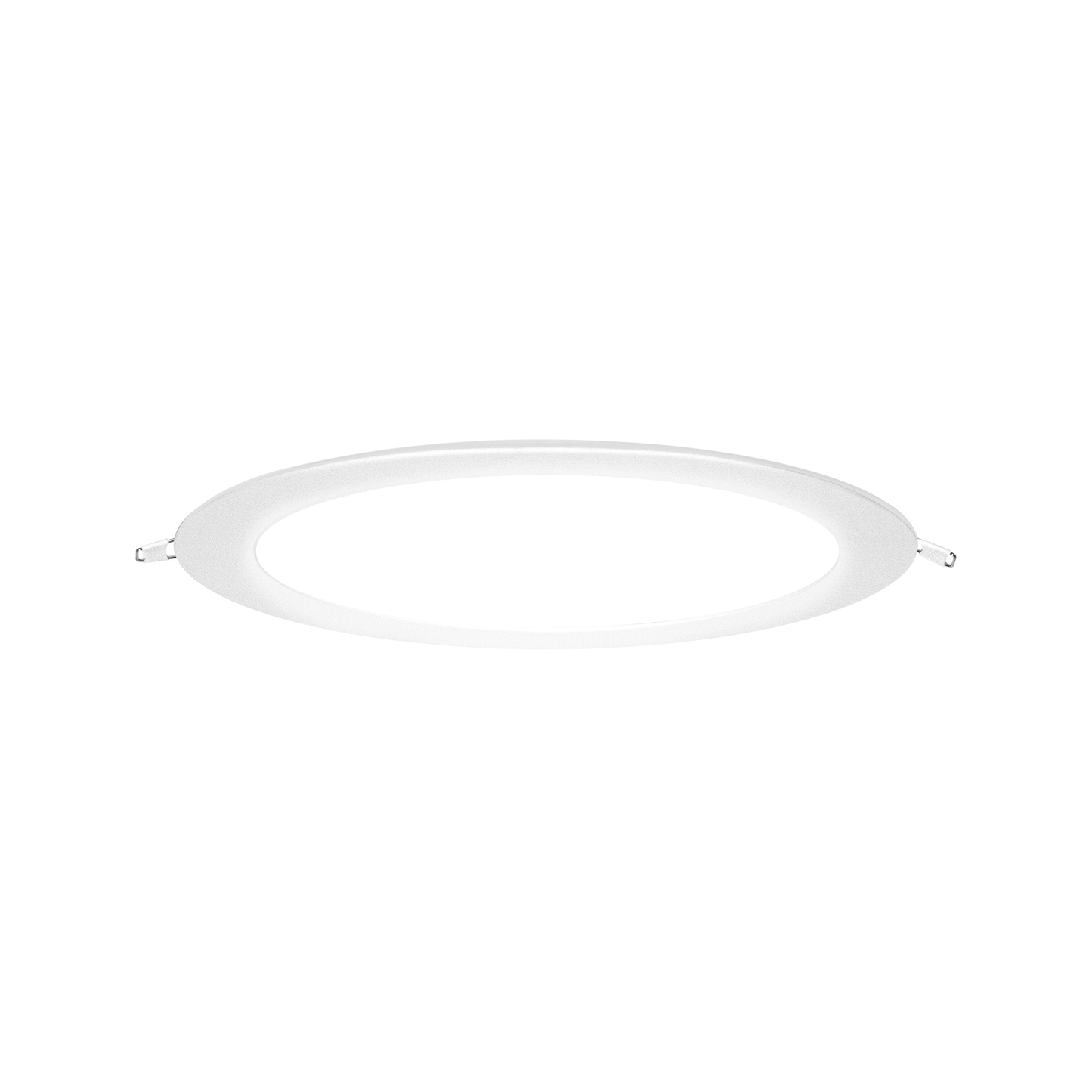 Bricocenter RECESSED SPOTLIGHT EXTRAFLAT ALUMINIUM WHITE D15.5 CM LED 12W NATURAL LIGHT IP20