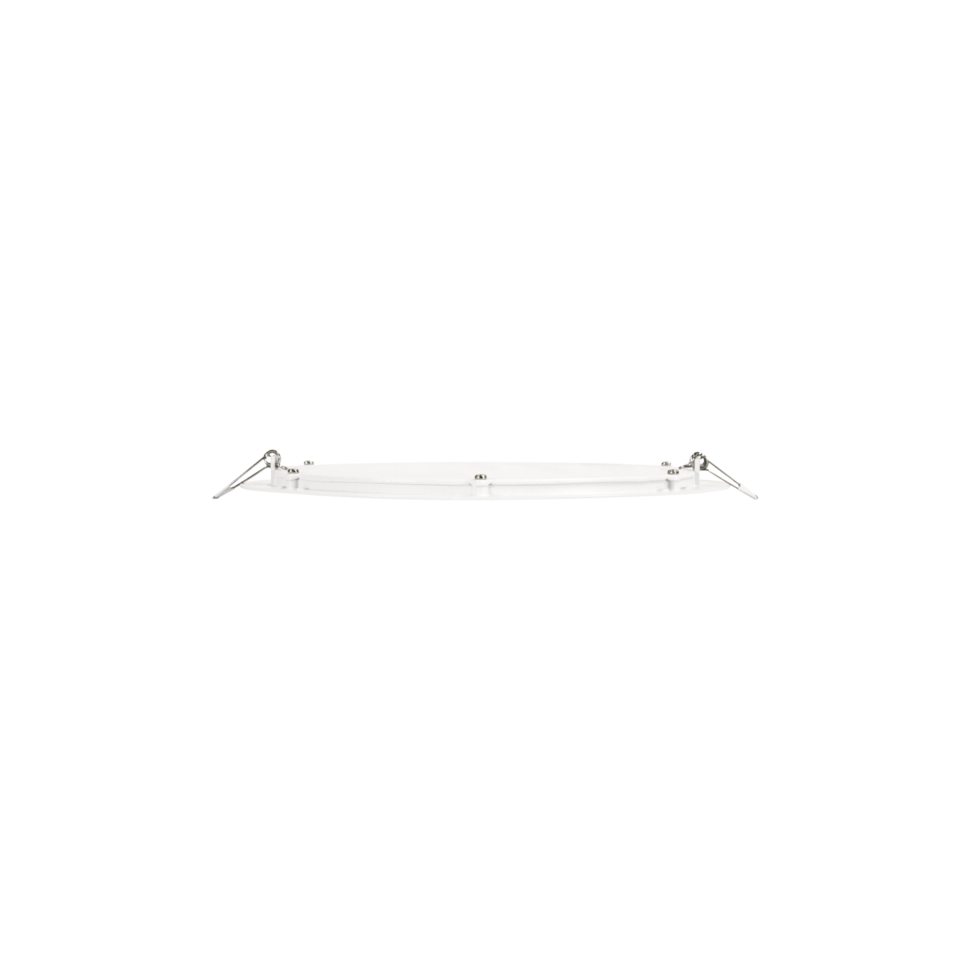 Bricocenter RECESSED SPOTLIGHT EXTRAFLAT ALUMINIUM WHITE D15.5 CM LED 12W NATURAL LIGHT IP20