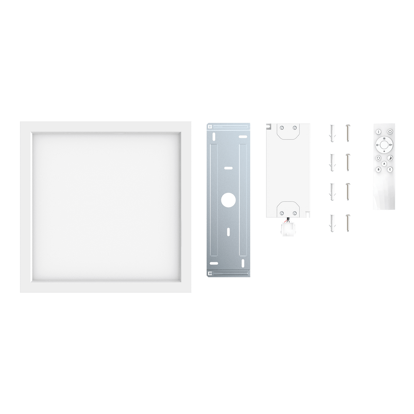 Bricocenter WHITE ALUMINIUM LED PANEL 30X30 CM 13WCCT DIMMABLE