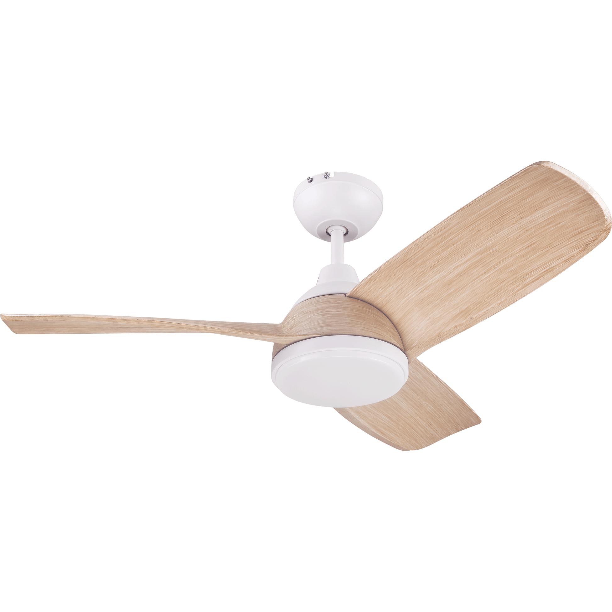 Bricocenter CHERCH WOOD EFFECT CEILING FAN D107 CM LED 28W 2200LM CCT DIMMABLE 3 BLADES