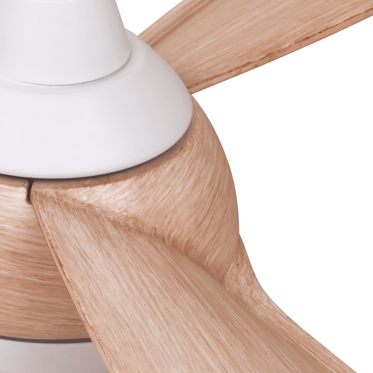 Bricocenter CHERCH WOOD EFFECT CEILING FAN D107 CM LED 28W 2200LM CCT DIMMABLE 3 BLADES