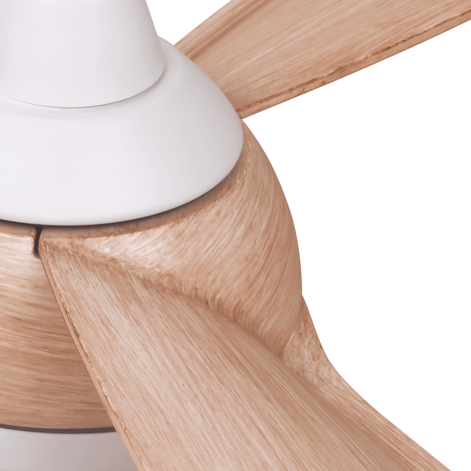 Bricocenter CHERCH WOOD EFFECT CEILING FAN D107 CM LED 28W 2200LM CCT DIMMABLE 3 BLADES