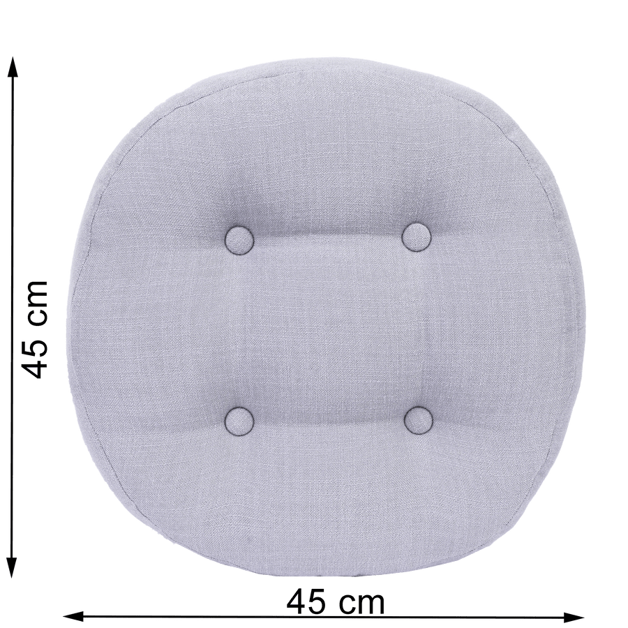 Bricocenter HAIVY D45 GRANITE GREY MATTRESS CUSHION