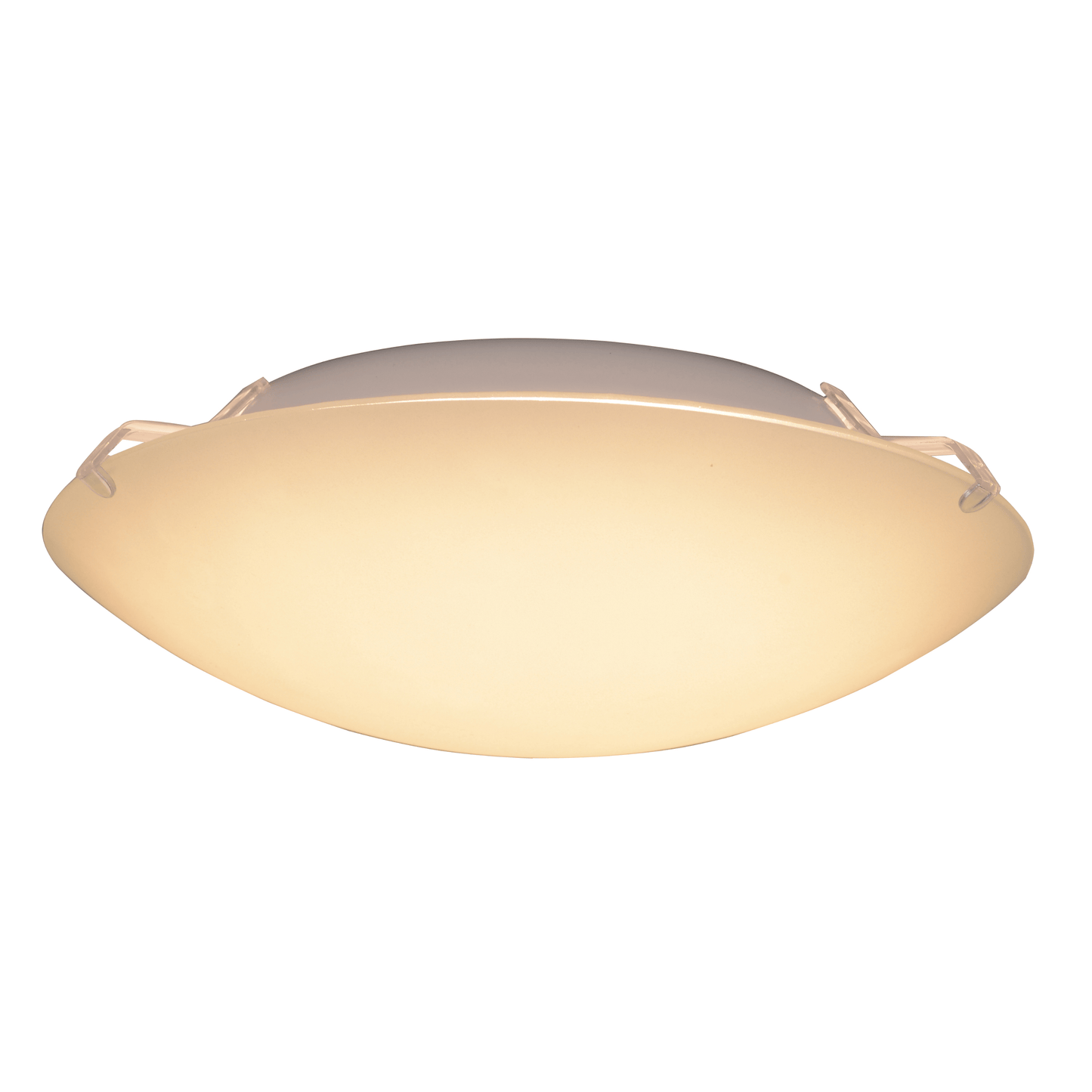 Bricocenter CEILING LAMP VICKY METAL WHITE D.25 CM LED 8W WARM LIGHT