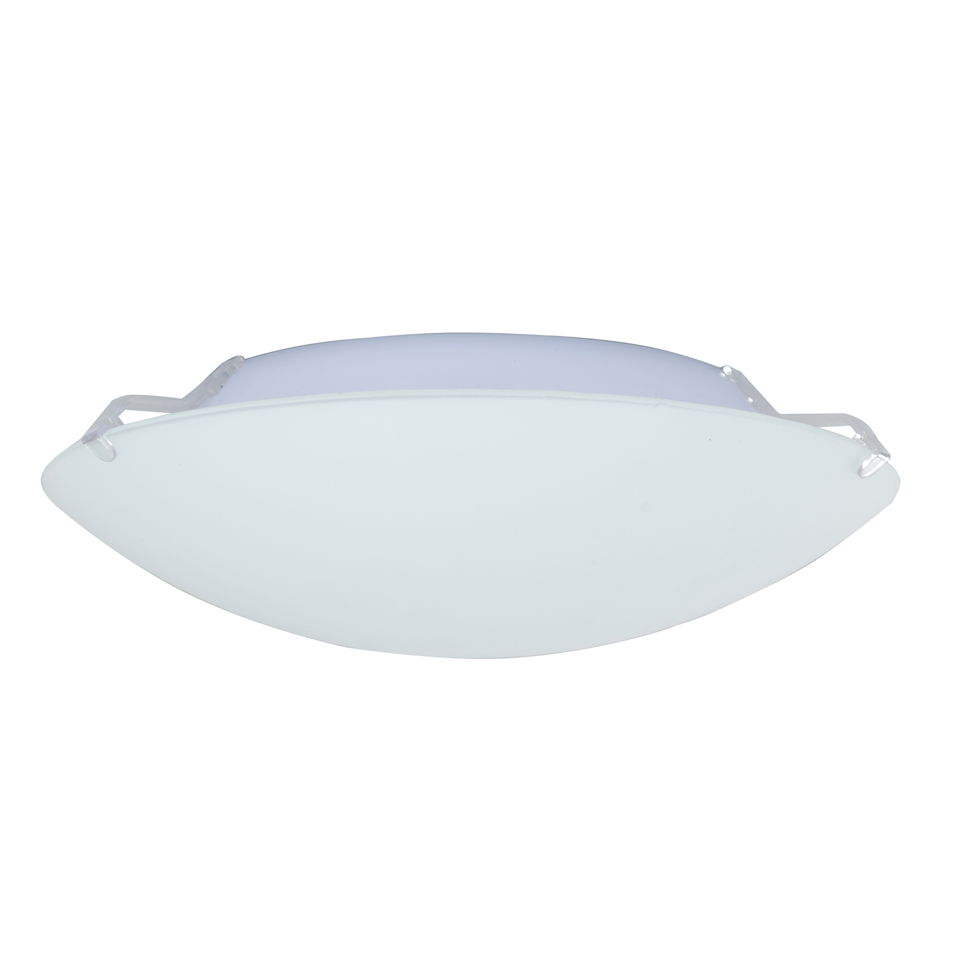 Bricocenter CEILING LAMP VICKY METAL WHITE D.25 CM LED 8W WARM LIGHT