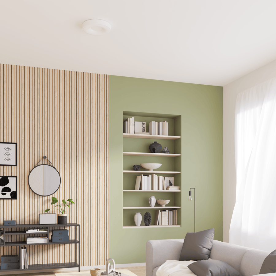 Bricocenter CEILING LAMP PIAZO METAL WHITE D48 CM LED 65W CCT DIMMABLE