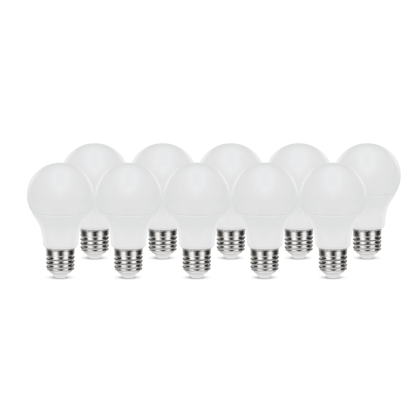Bricocenter 10 E27 LED BULBS =60W DROP FROSTED WARM LIGHT