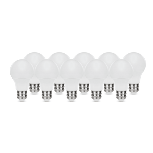 Bricocenter 10 E27 LED BULBS =60W DROP FROSTED WARM LIGHT