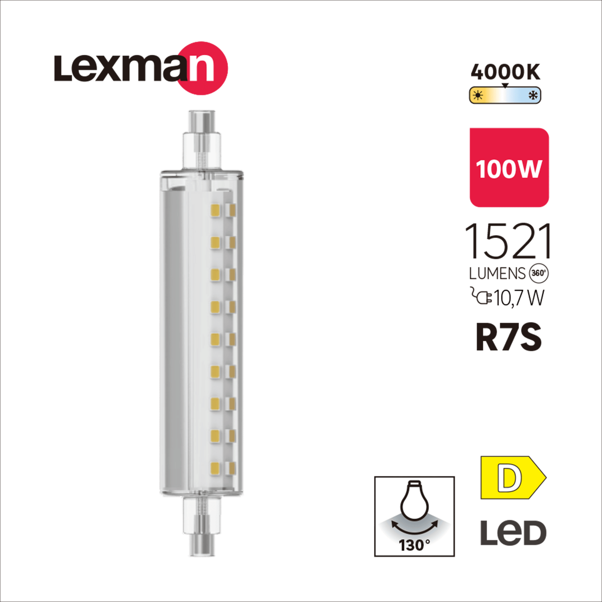 Bricocenter LED BULB R7S=100W 118MM NATURAL LIGHT