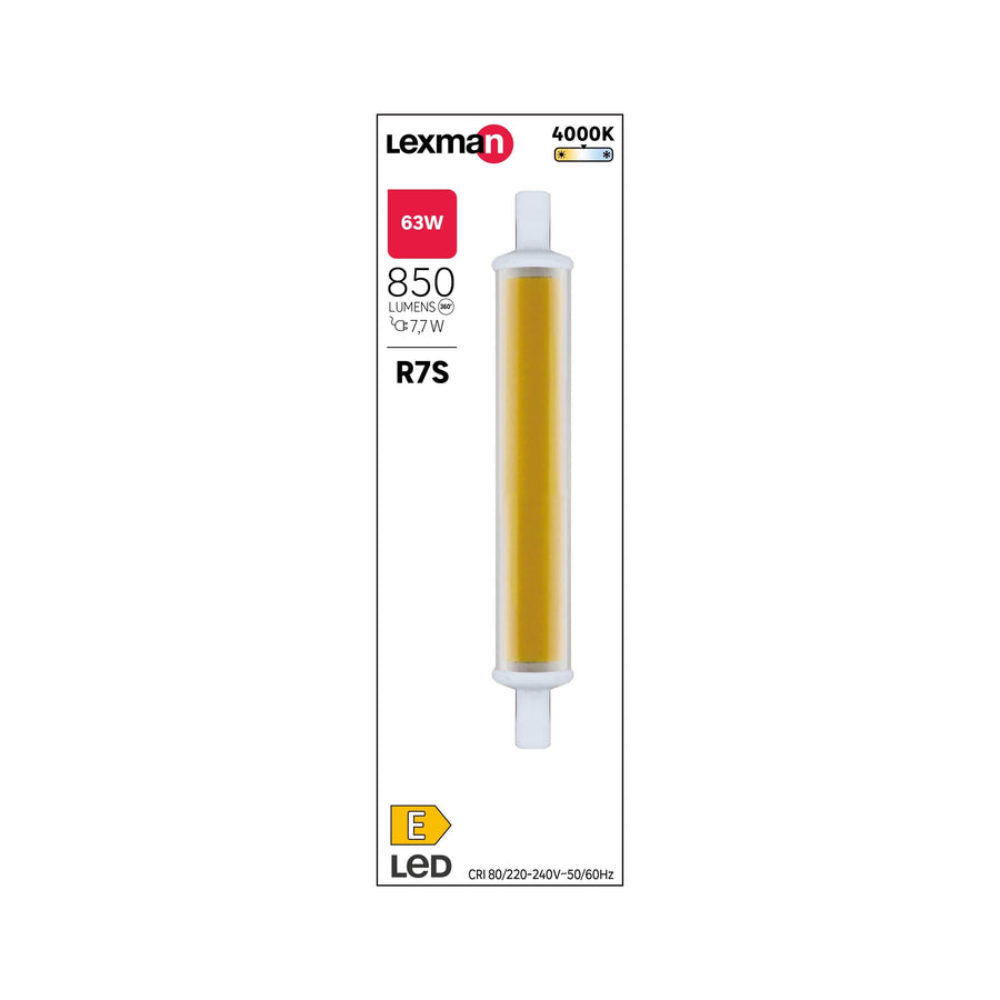 Bricocenter LED BULB R7S=63W 118MM NATURAL LIGHT