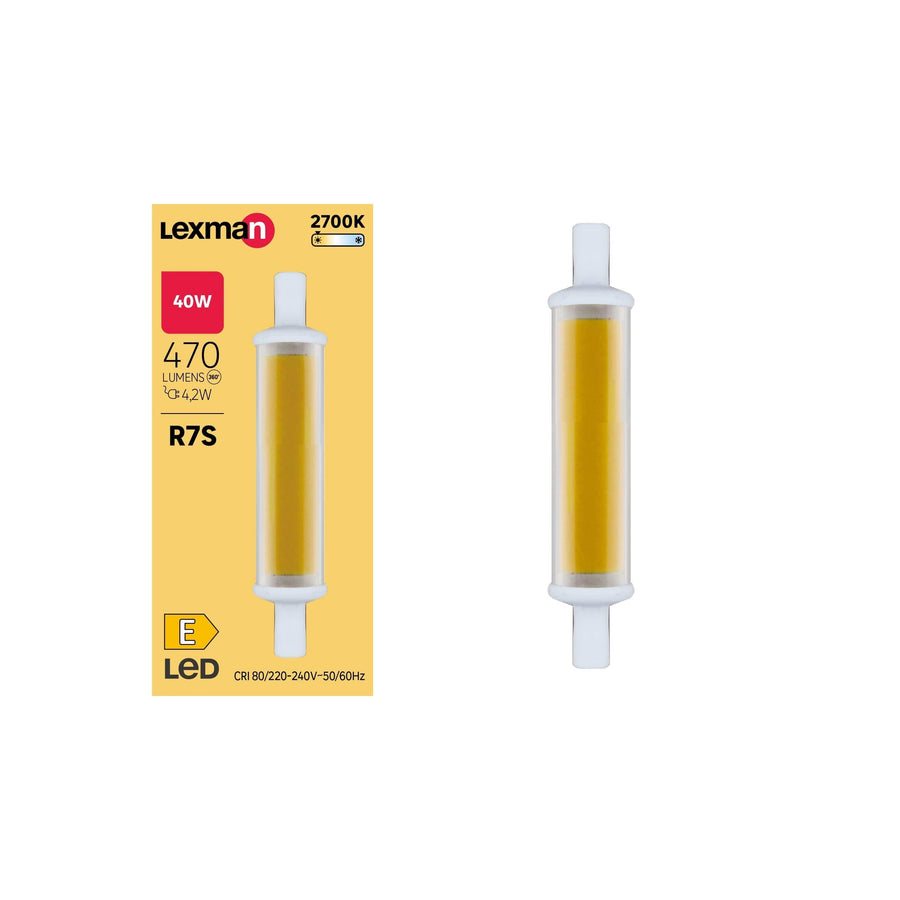 Bricocenter LED BULB R7S=40W 78MM WARM LIGHT