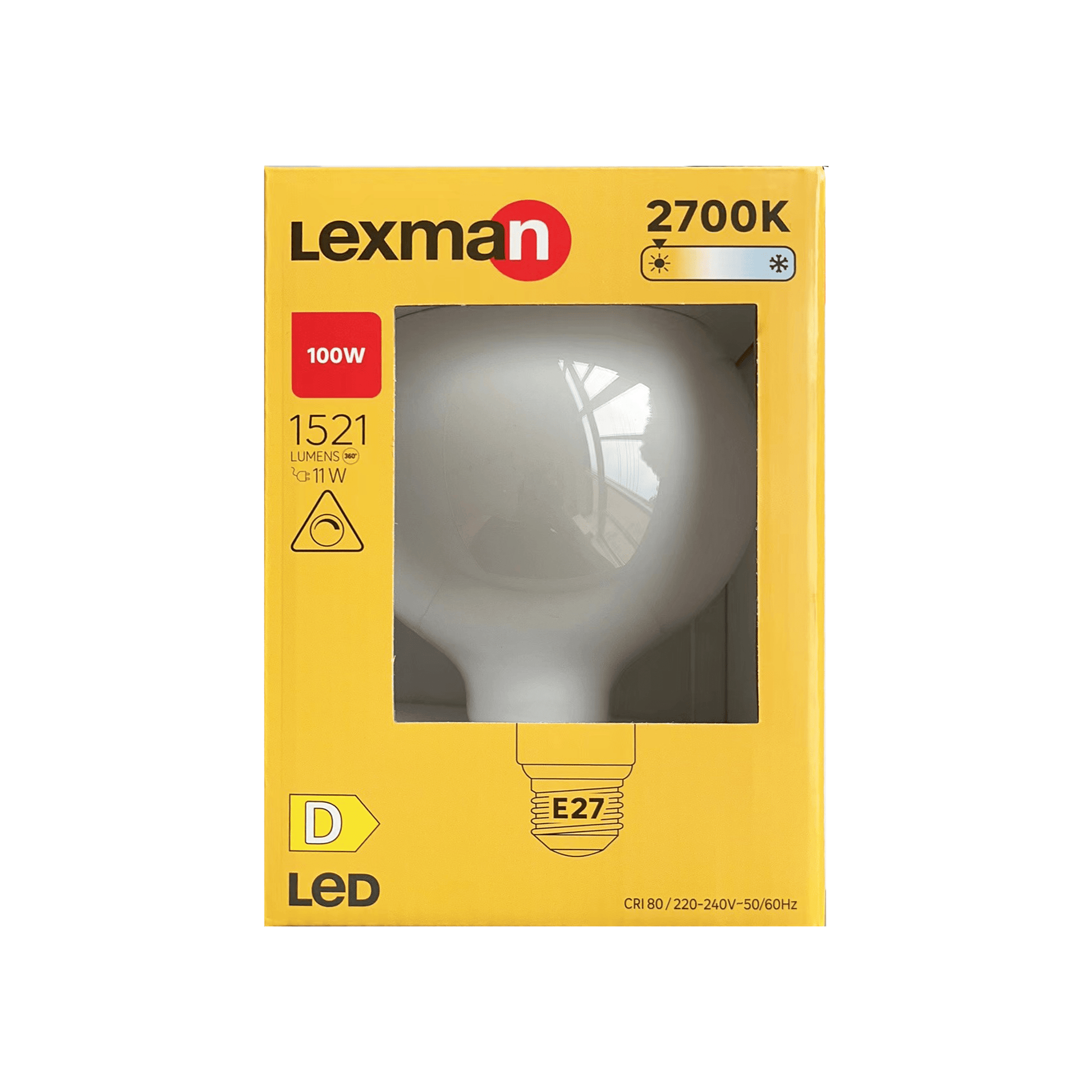 Bricocenter LED BULB E27=100W GLOBE FROSTED WARM LIGHT DIMMABLE