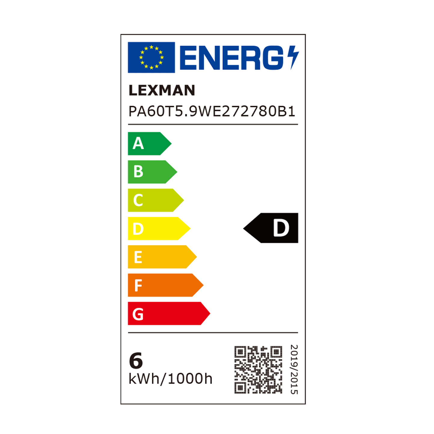 Bricocenter LED BULB E27=60W DROP TRANSPARENT WARM LIGHT
