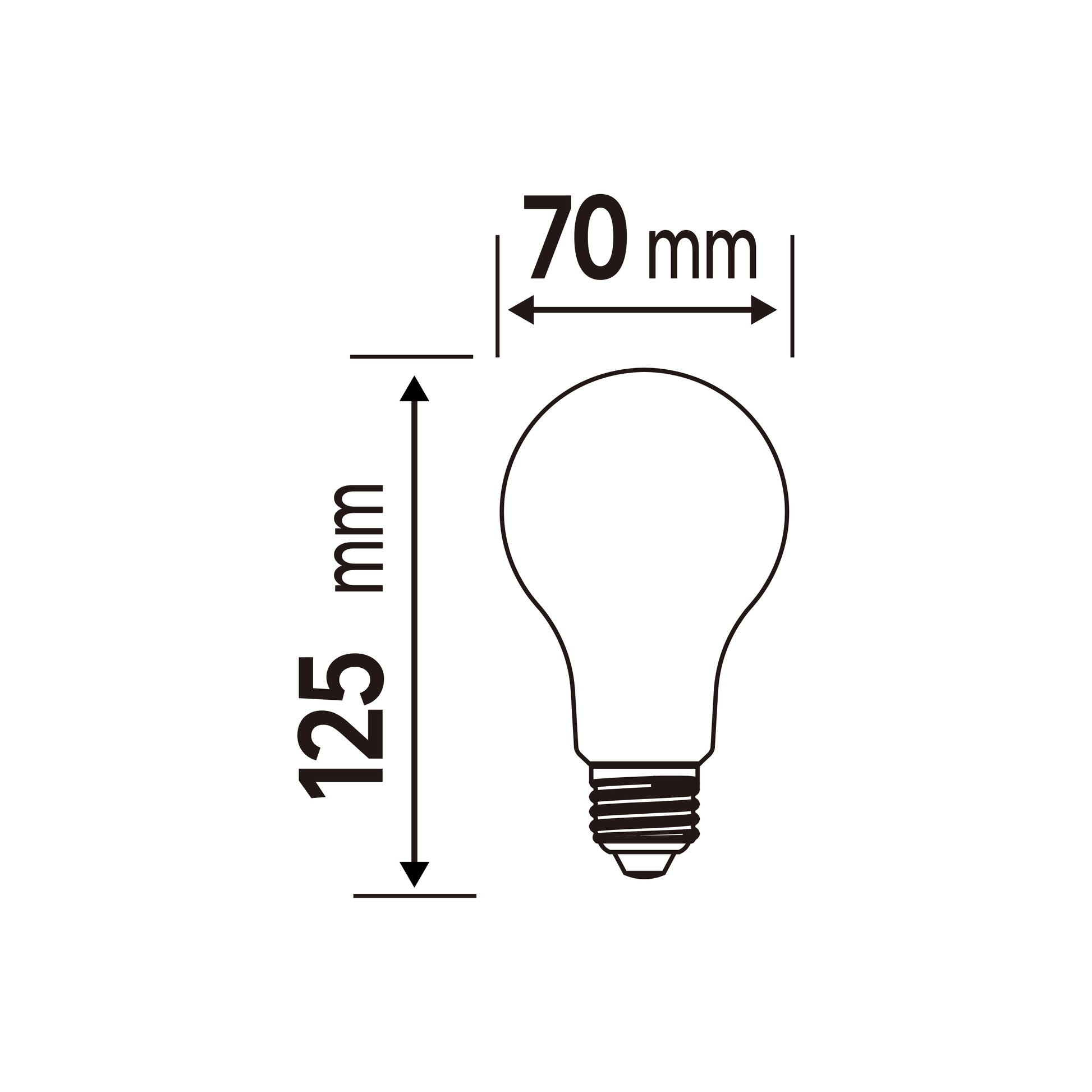 Bricocenter LED BULB E27=150W FROSTED DROP NATURAL LIGHT