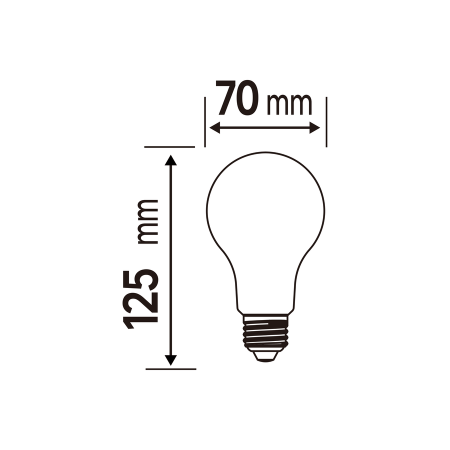 Bricocenter LED BULB E27=150W FROSTED DROP NATURAL LIGHT