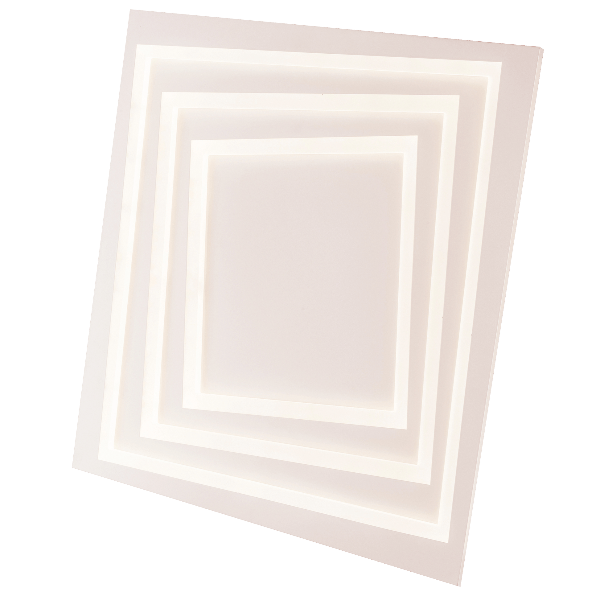 Bricocenter KUNDILI METAL CEILING LAMP WHITE 47X47CM LED 74W CCT