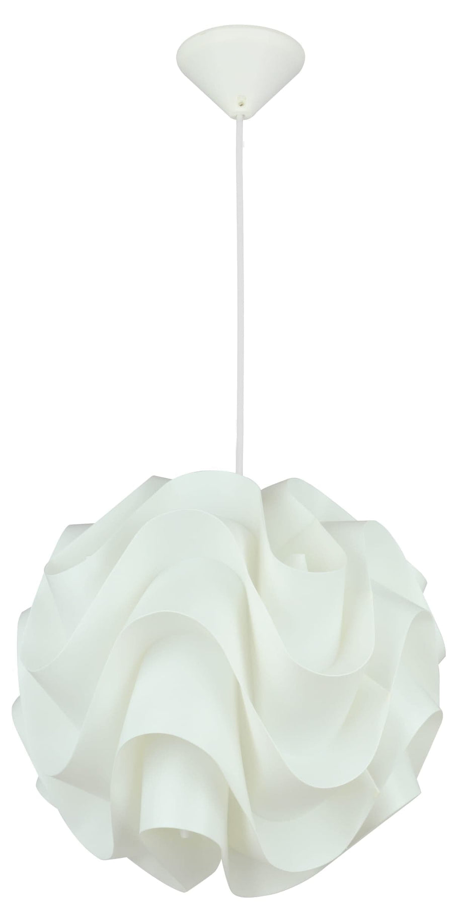 SKY PLASTIC CHANDELIER WHITE D30 E27=60W - best price from Maltashopper.com BR420000554