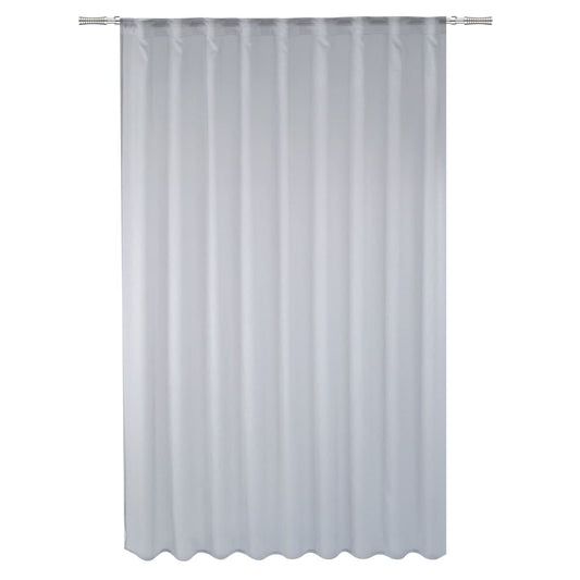 SOFTY GREY FILTER CURTAIN 200X280 CM WITH CONCEALED LOOP AND WEBBING - best price from Maltashopper.com BR480009476