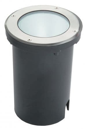 BOSTON - recessed spotlight aluminium black D18 H25cm E27 = 40W IP65 - best price from Maltashopper.com BR420950550