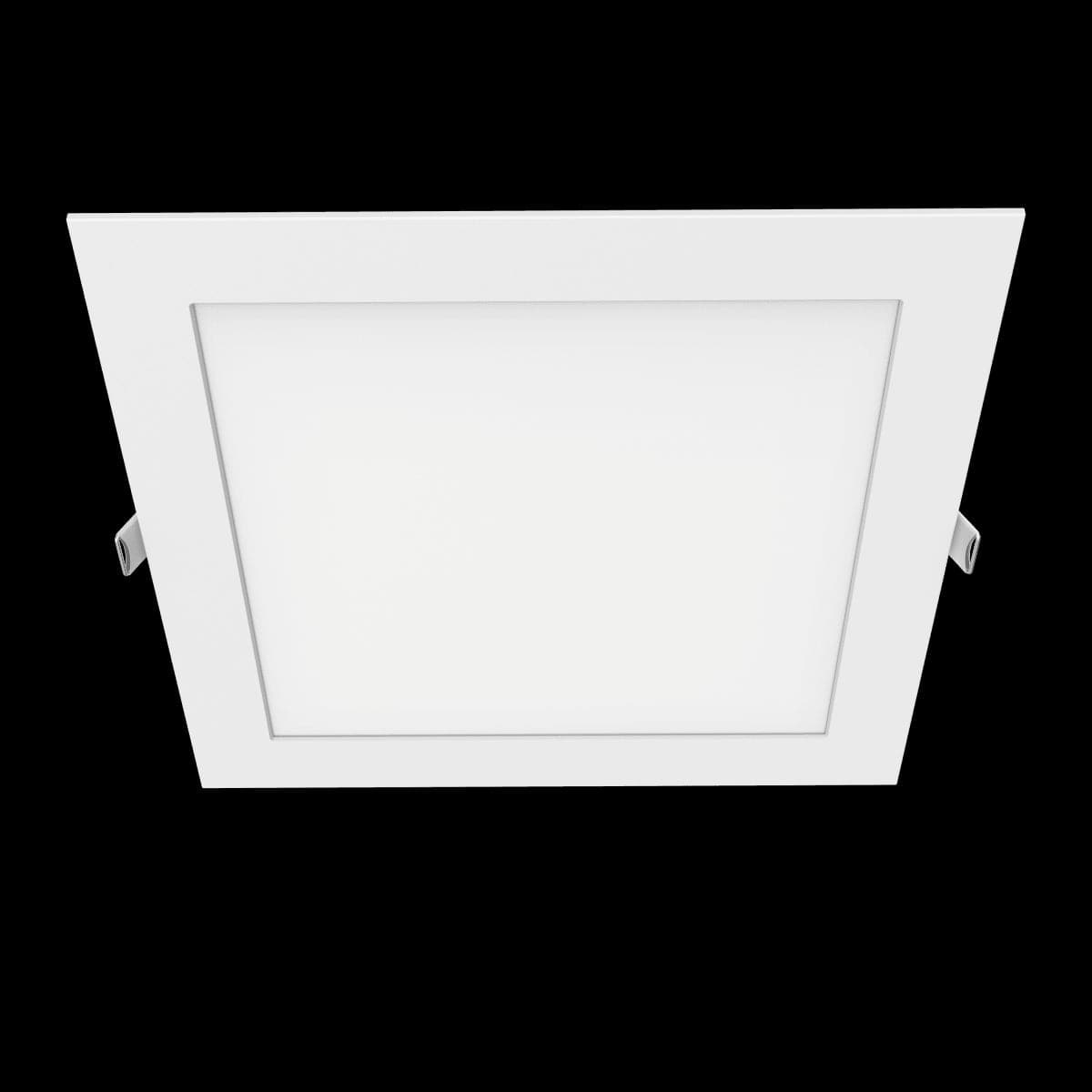 RECESSED SPOTLIGHT EXTRAFLAT ALUMINIUM WHITE 15.5X15.5CM LED 12W CCT DIMMABLE IP44 - best price from Maltashopper.com BR420007483