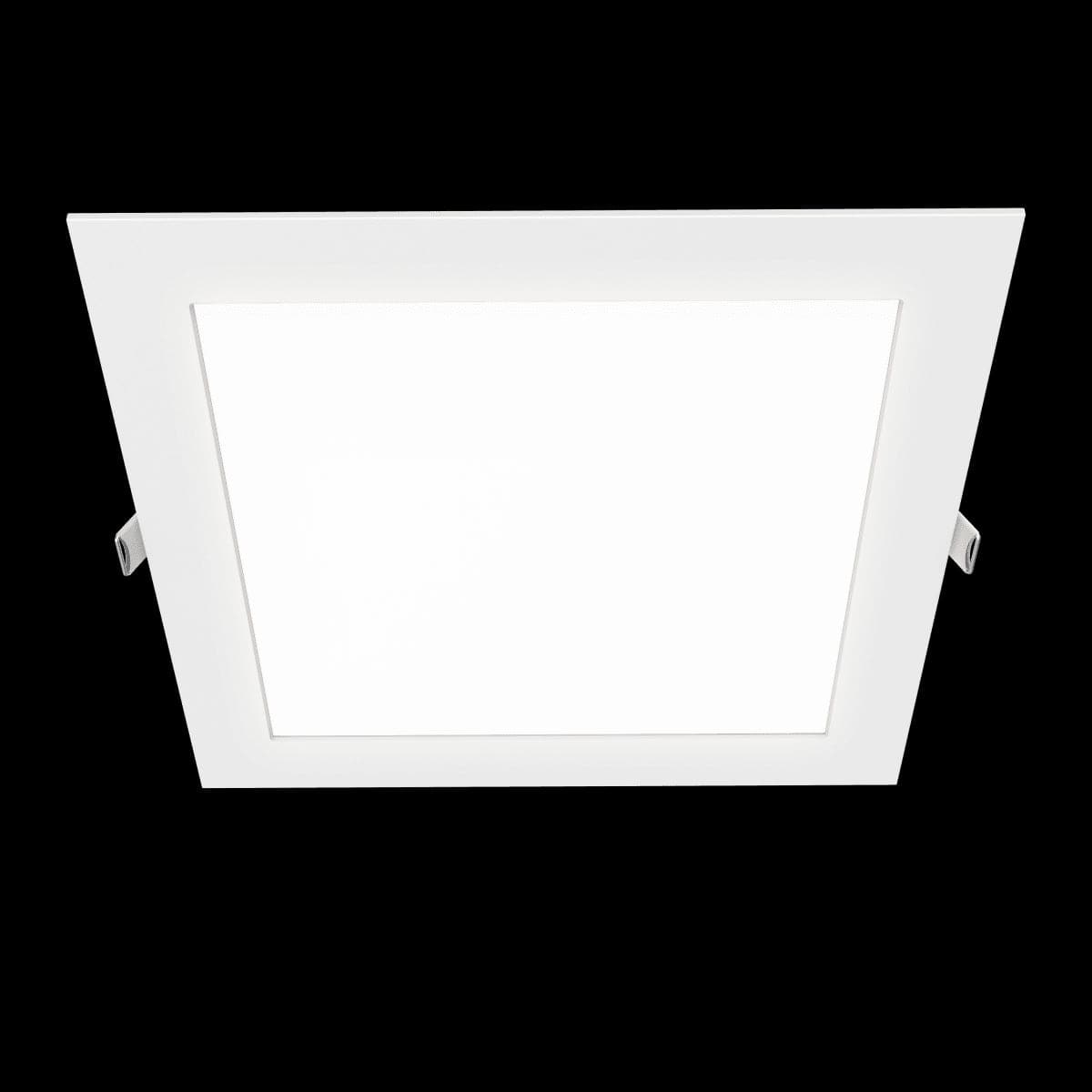 RECESSED SPOTLIGHT EXTRAFLAT ALUMINIUM WHITE 15.5X15.5CM LED 12W CCT DIMMABLE IP44 - Premium Single recessed spotlights from Bricocenter - Just €25.99! Shop now at Maltashopper.com