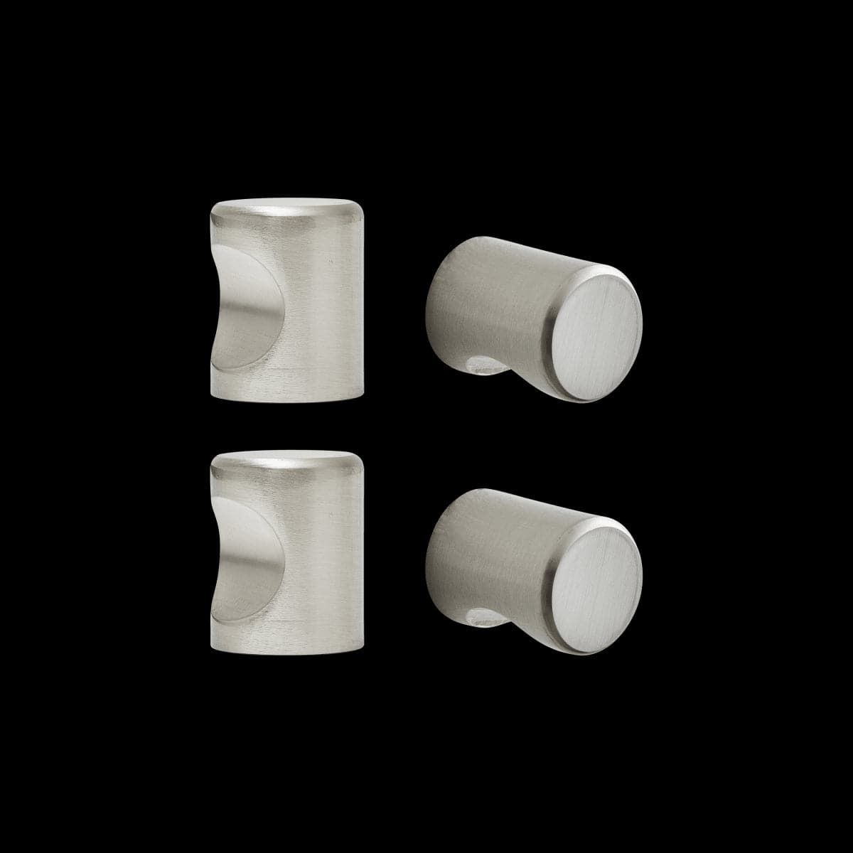 4 OMNA D 19.5MM BRUSHED NICKEL KNOBS - best price from Maltashopper.com BR410007490