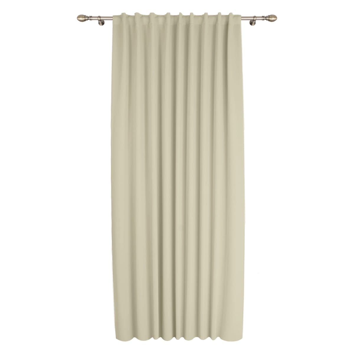 Bricocenter BEIGE OPAQUE CAROL CURTAIN 200X280 CM WEBBING AND CONCEALED HANGING LOOP