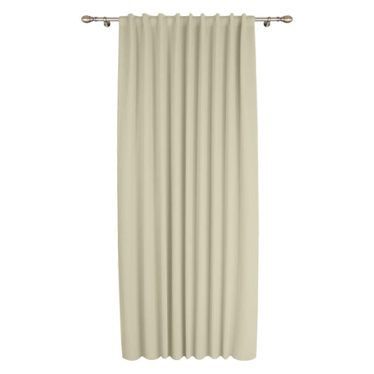 Bricocenter BEIGE OPAQUE CAROL CURTAIN 200X280 CM WEBBING AND CONCEALED HANGING LOOP