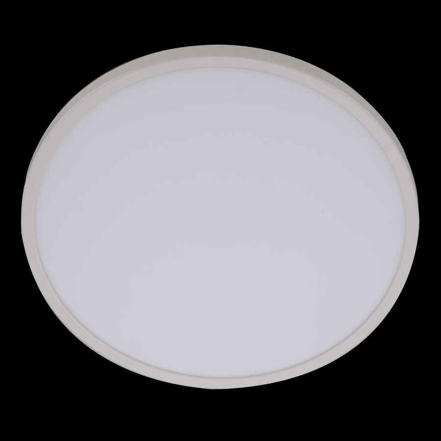 Bricocenter SANOA ALUMINIUM CEILING LIGHT WHITE 40X2CM LED 28W CCT DIMMABLE IP44