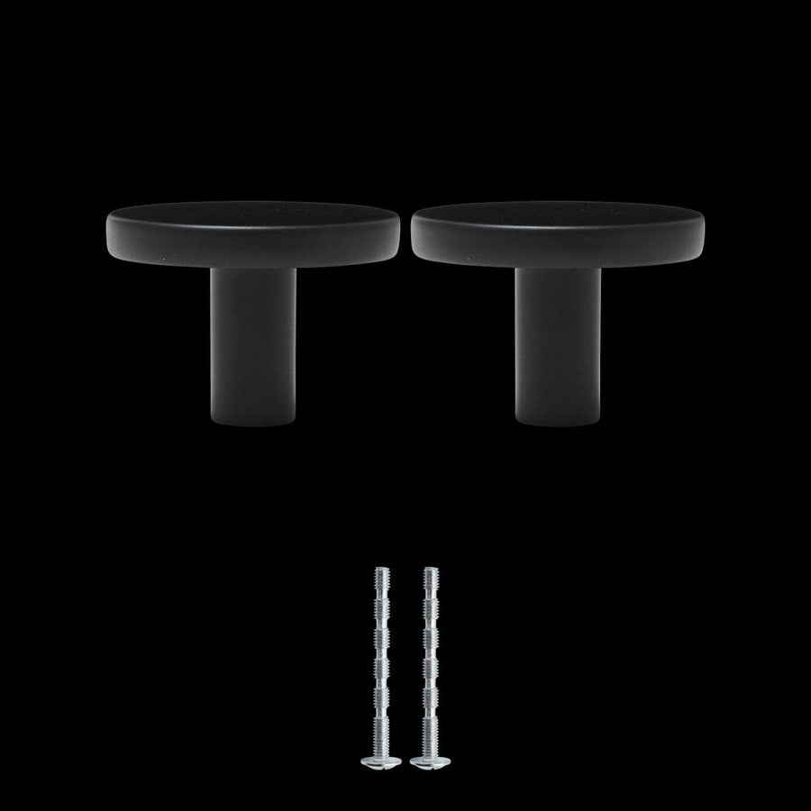Bricocenter 2 JAMY D 35 MM MATT BLACK ALUMINIUM KNOBS
