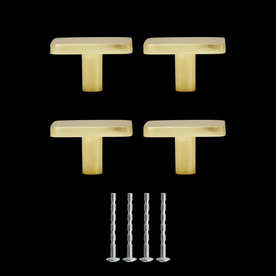 Bricocenter 4 KEO 40MM KNOBS IN MATT BRUSHED BRASS