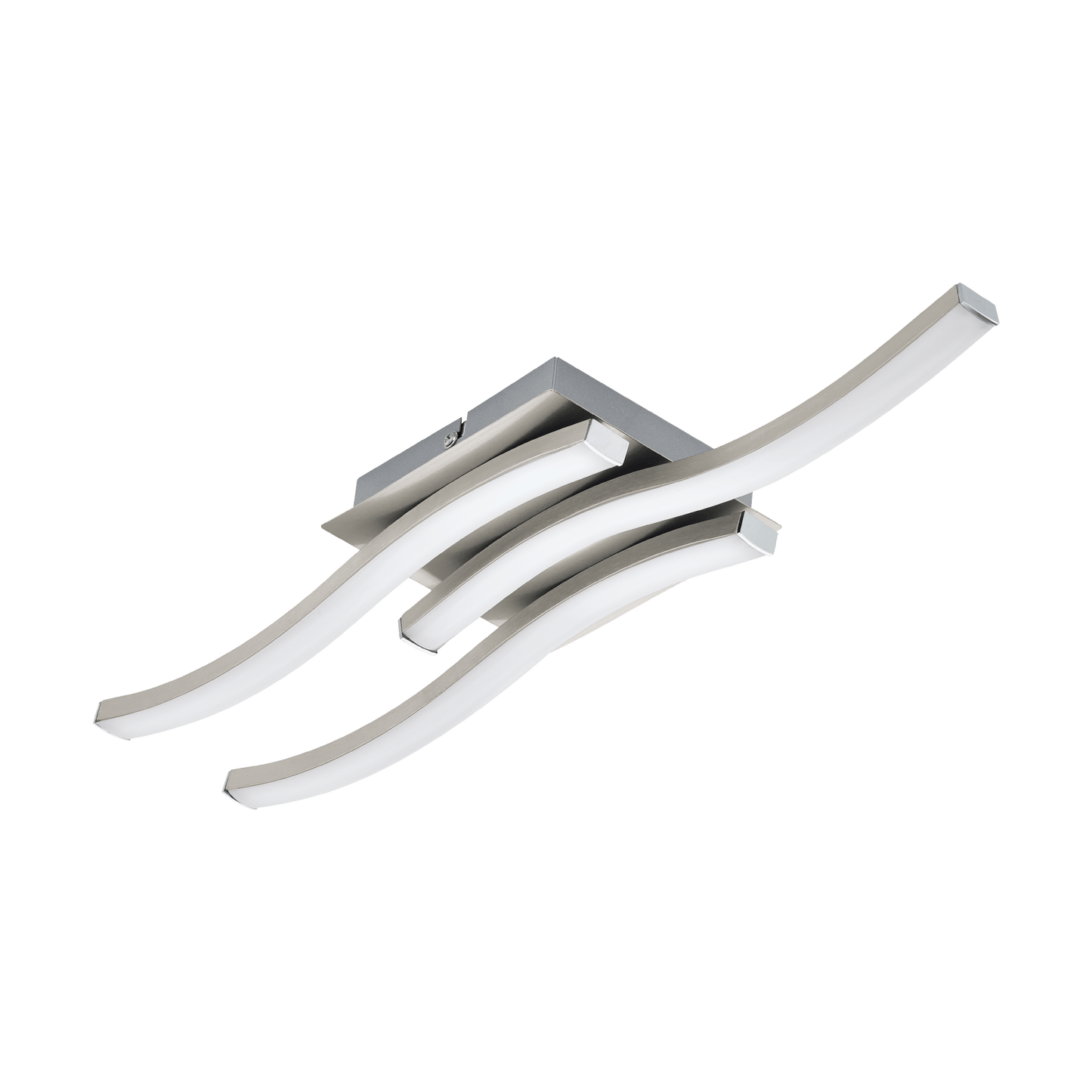 Bricocenter CABEZAS NICKEL ALUMINIUM CEILING LIGHT 50x13x7 CM LED 5W NATURAL LIGHT