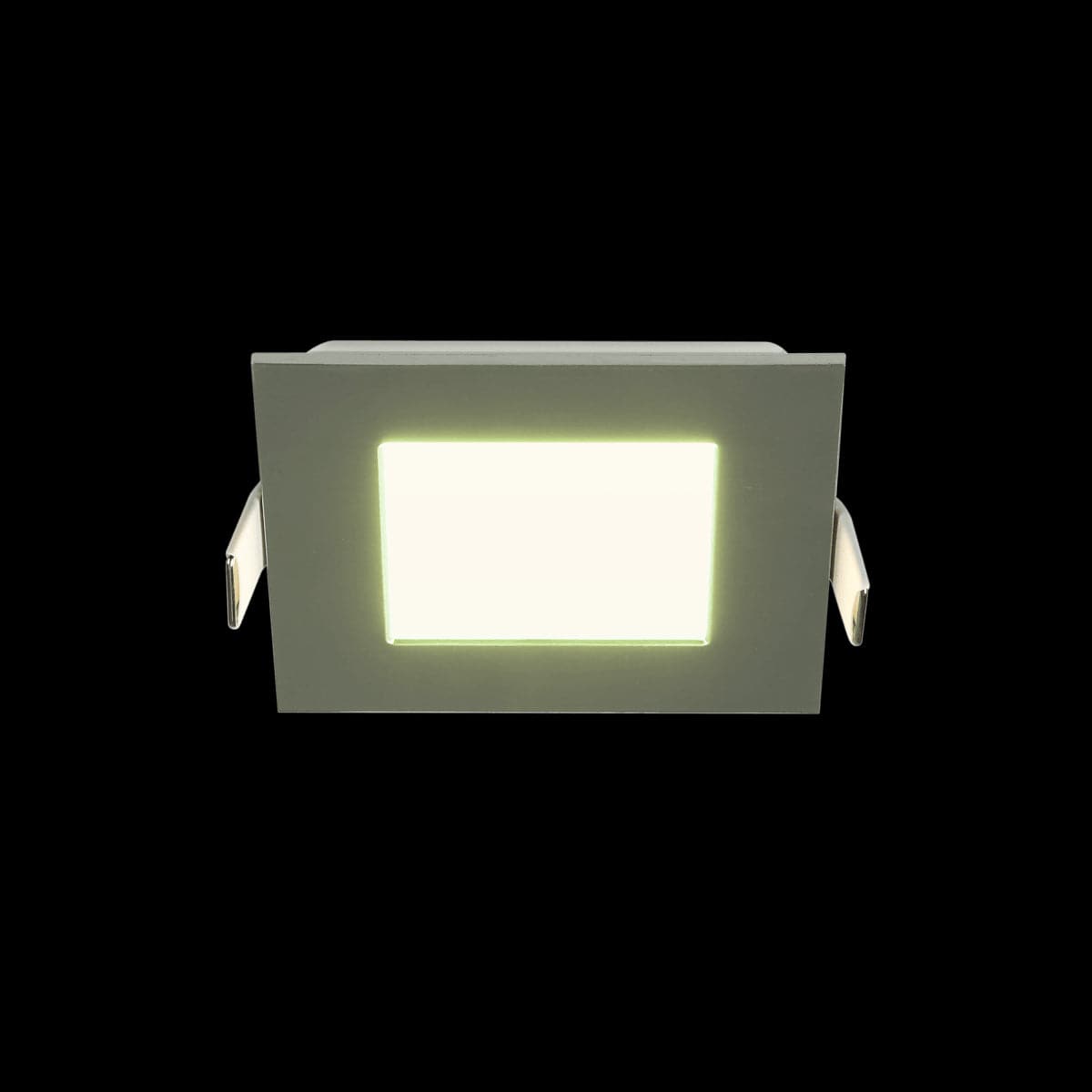 RECESSED SPOTLIGHT EXTRAFLAT SATIN NICKEL 8.5X8.5CM LED 5.5W CCT DIMMABLE IP44 - Premium Single recessed spotlights from Bricocenter - Just €12.99! Shop now at Maltashopper.com