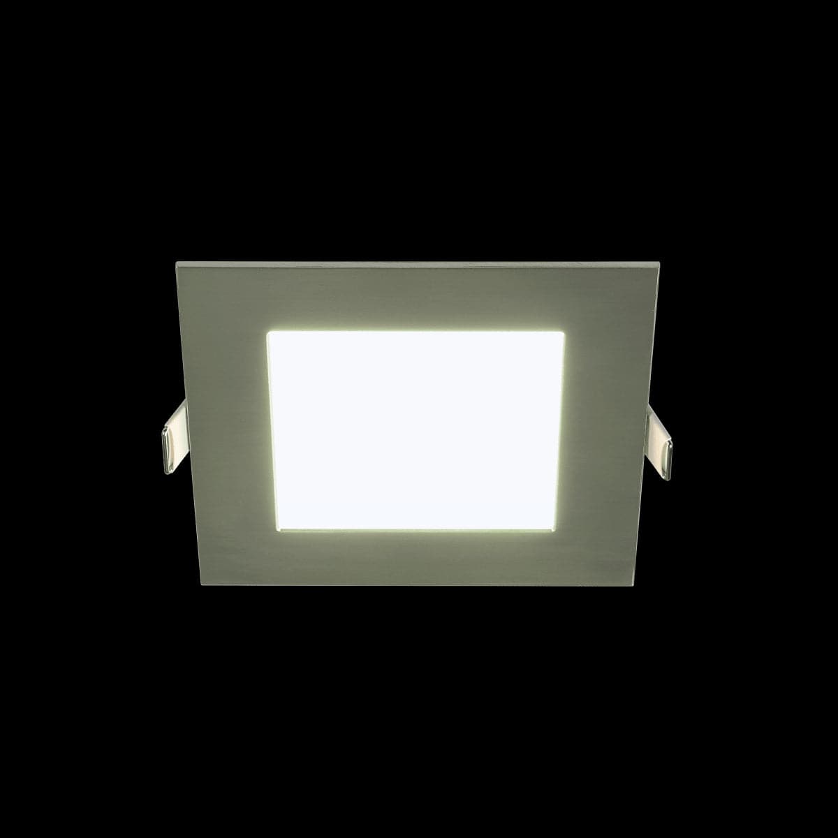 RECESSED SPOTLIGHT EXTRAFLAT SATIN NICKEL 10.8X10.8CM LED 10.2W CCT DIMMABLE IP44 - best price from Maltashopper.com BR420007477