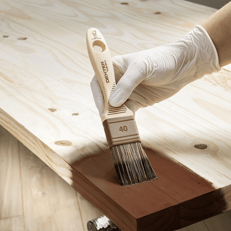 Bricocenter SATIN-FINISH ANTIQUE WALNUT WOOD VARNISH 0.25 L LUXENS
