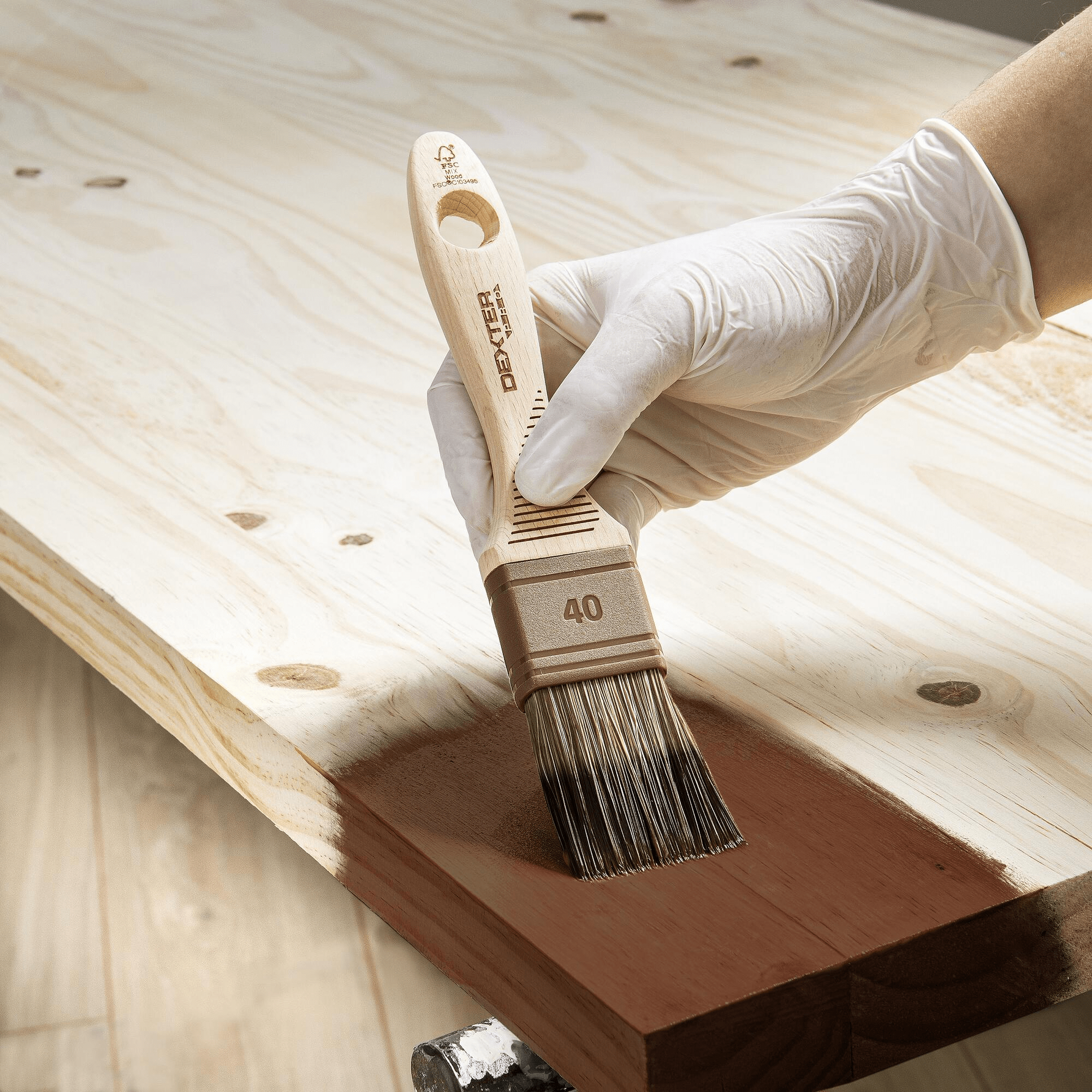 Bricocenter BRUSHED MAHOGANY WOOD VARNISH 0.25 L LUXENS