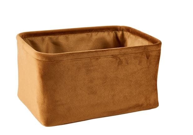 SUNSET Brown storage basket H 16 x W 30 x D 21 cm