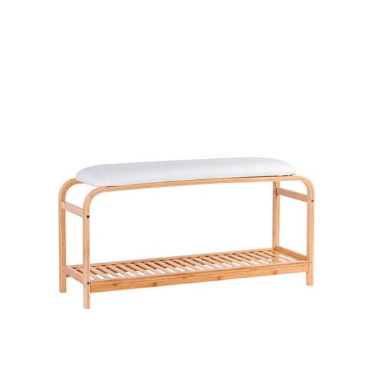 COOPER White bench H 45 x L 90 x D 30 cm - best price from Maltashopper.com CS648340