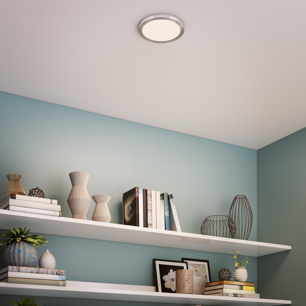 RECESSED SPOTLIGHT MANOA METAL SILVER D17,3 CM LED 15W WARM NATURAL LIGHT IP44